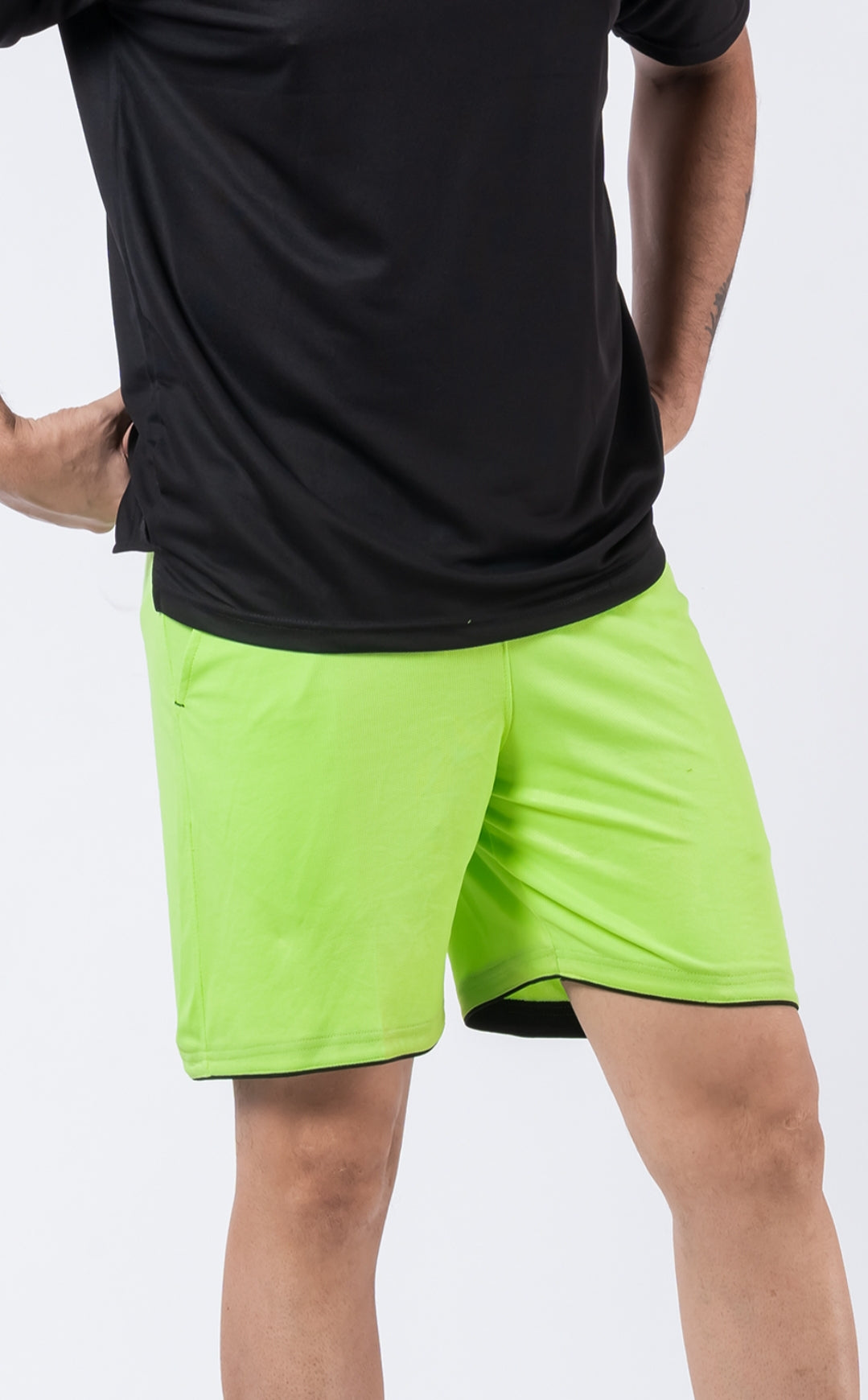 Green Dryfit Active Shorts